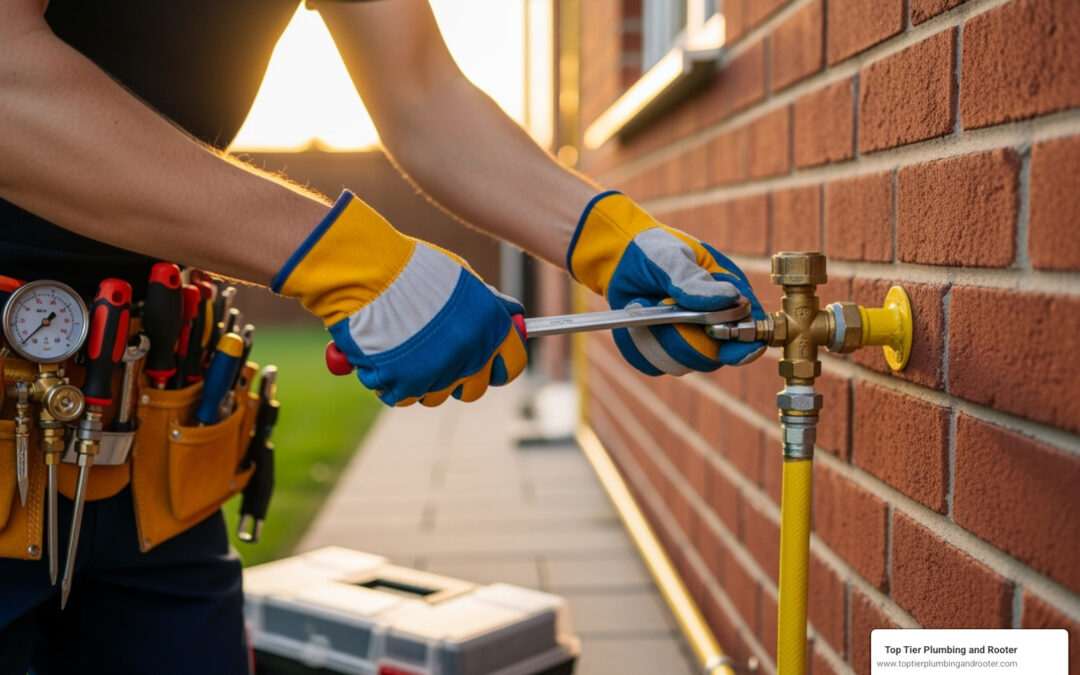 gas line repair Riverside